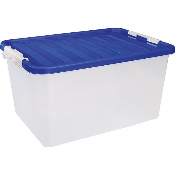 Heidrun Europlastic Clipbox mit blauem Deckel