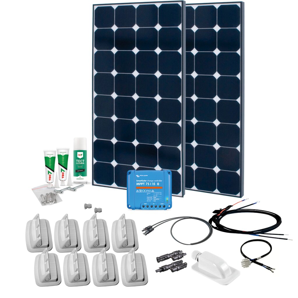Phaesun Solaranlage Phaesun SPR Caravan Kit Solar Peak MPPT SMS15 240 W / 12 V